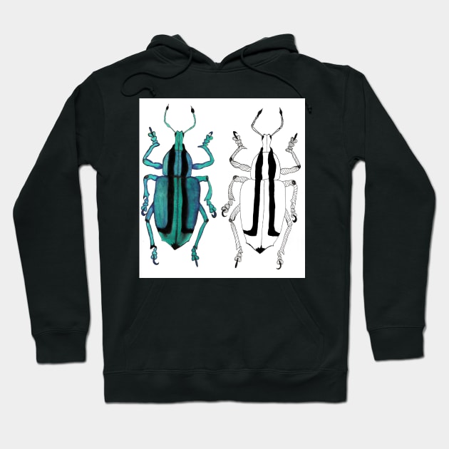 beetle twins Hoodie by sukitop